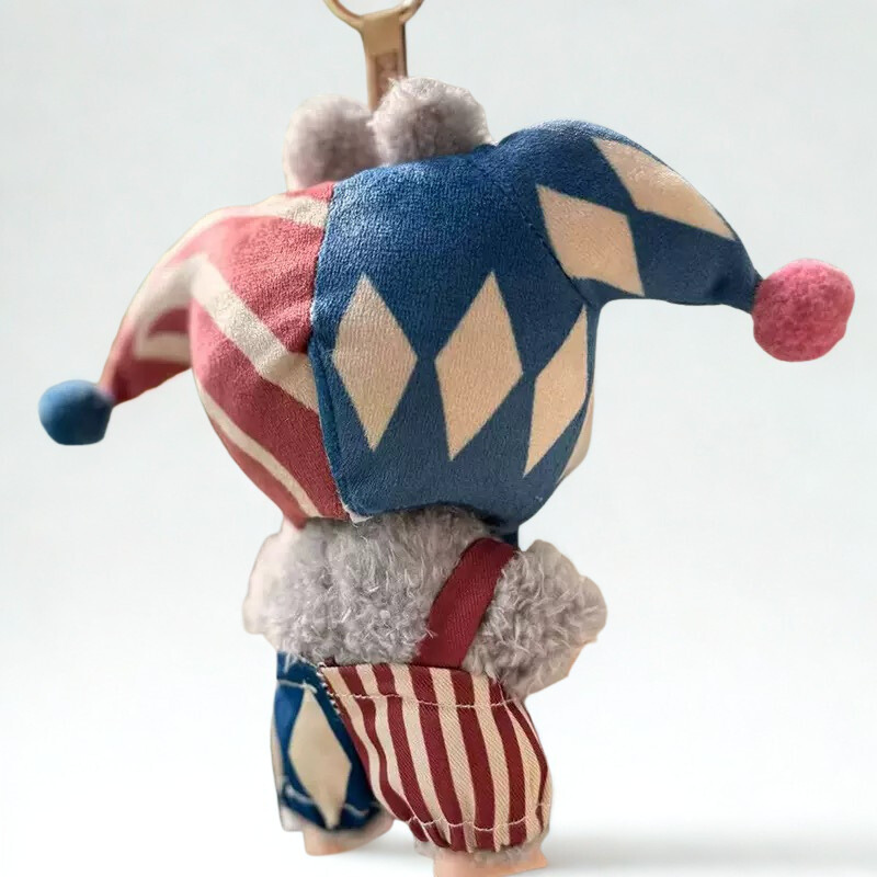 17cm Labubu Clothes- Funky Clown Full Set (clothes Only, Doll Not Included)