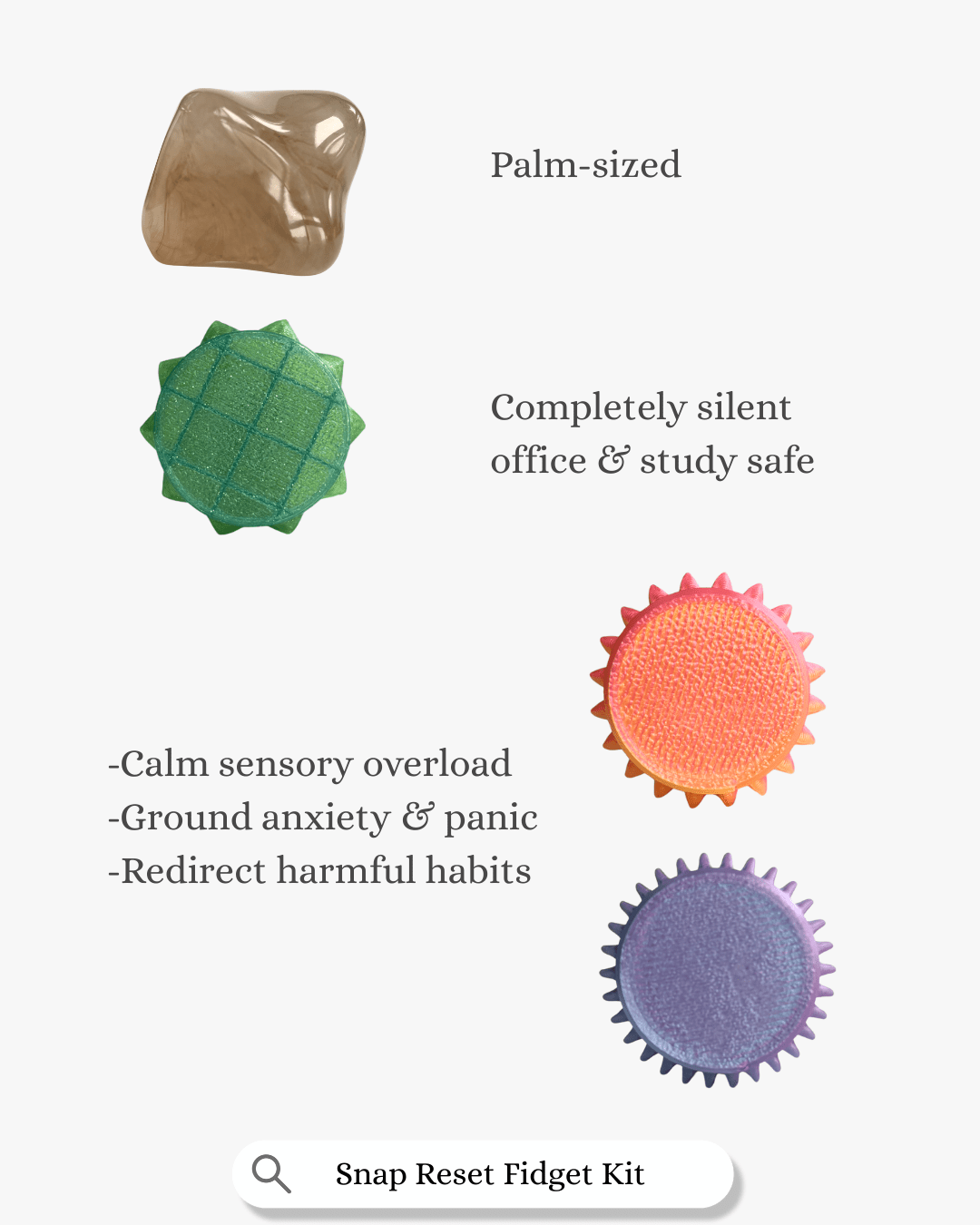 Lalachill Snap Reset Fidget Kit