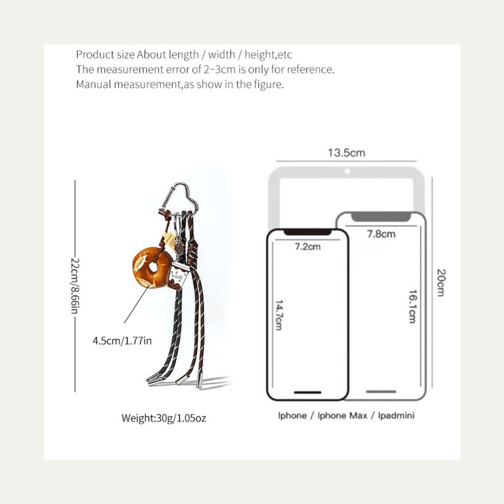 Bread & Coffee Bag Charm | Lalachill