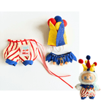 17cm Labubu Clothes –Parade Star Basic Set (clothes Only, Doll Not Included)