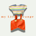 Labubu 17cm Doll Clothes – My Little Orange basic Set(Clothes Only, Doll Not Included)