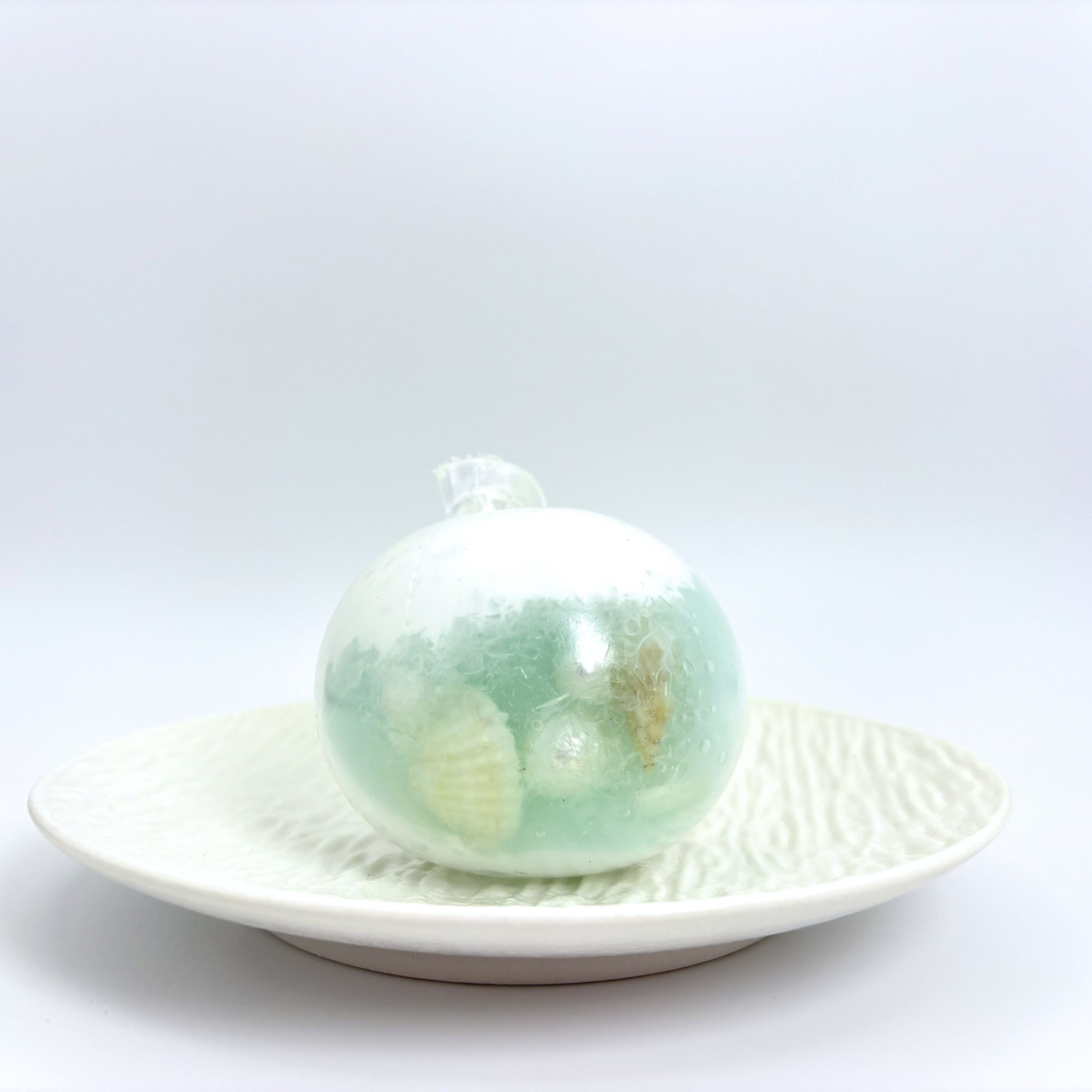 Lalachill Glass Sea ASMR Stress Ball - Transparent, ocean-inspired design with a gentle crunch sound for ultimate stress relief.