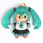 Labubu 10cm Doll Clothes –Miku Idol Full set(Clothes Only, Doll Not Included)