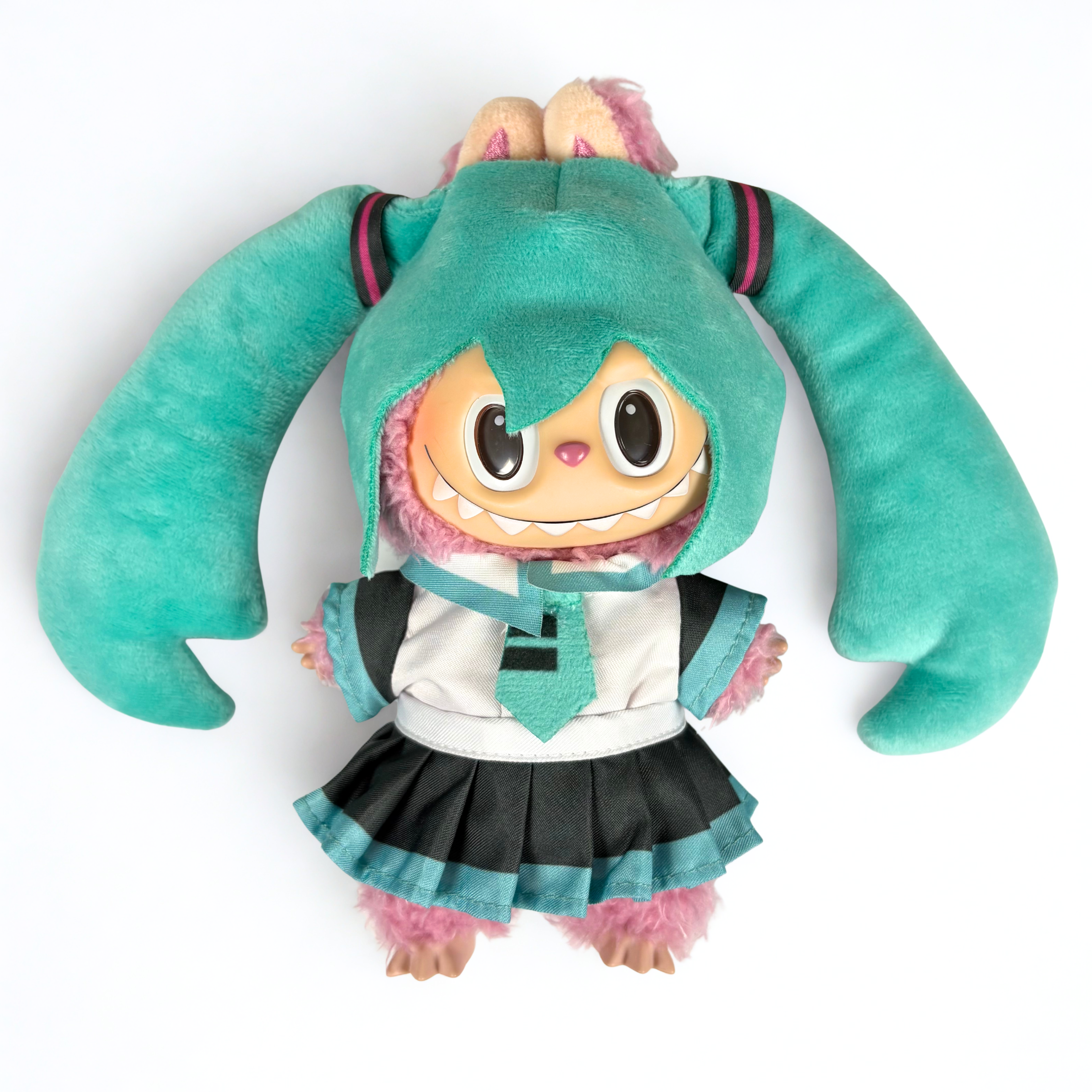 Labubu 10cm Doll Clothes –Miku Idol Full set(Clothes Only, Doll Not Included)