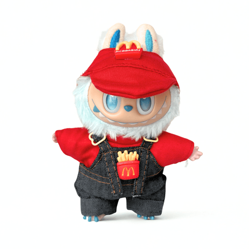 17cm Labubu Clothes –Crispy Crew Basic Set (clothes Only, Doll Not Included)