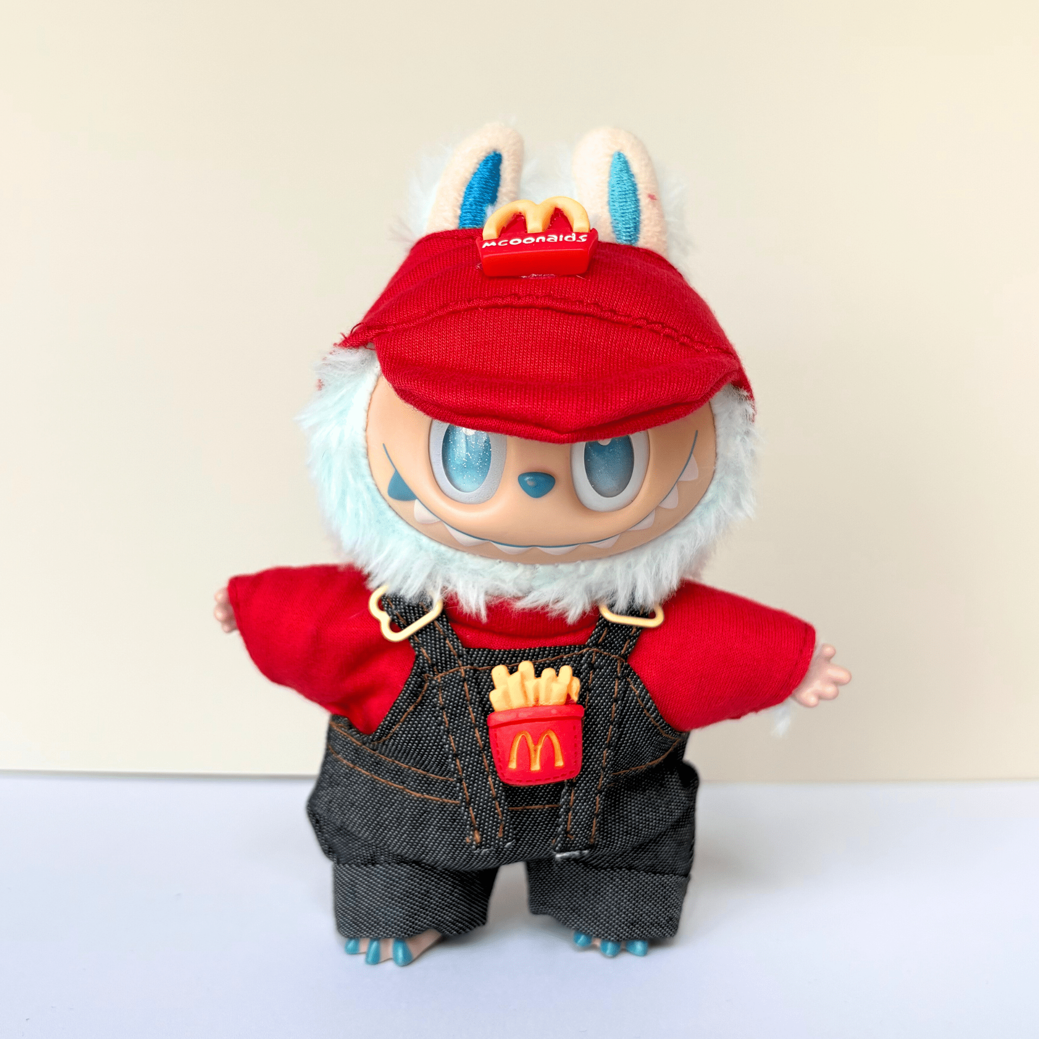 17cm Labubu Clothes –Crispy Crew Basic Set (clothes Only, Doll Not Included)