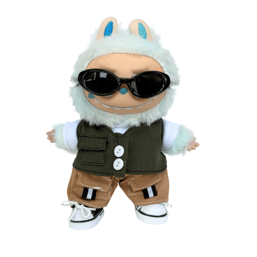 Labubu 17cm Doll Clothes –Forest Scout Full Set (Clothes Only, Doll Not Included)