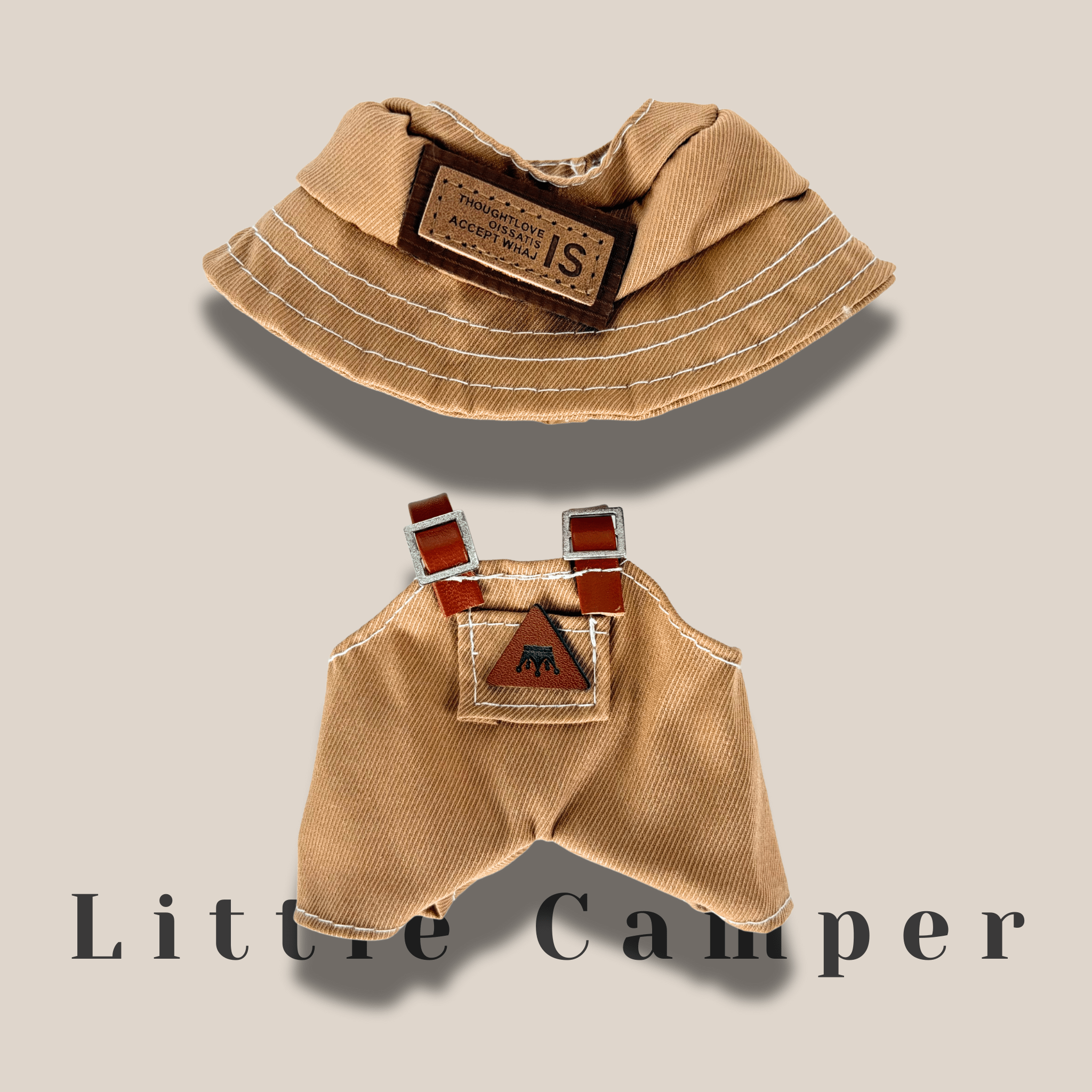 Labubu 17cm Doll Clothes –Little Camper Basic Set (clothes Only, Doll Not Included)