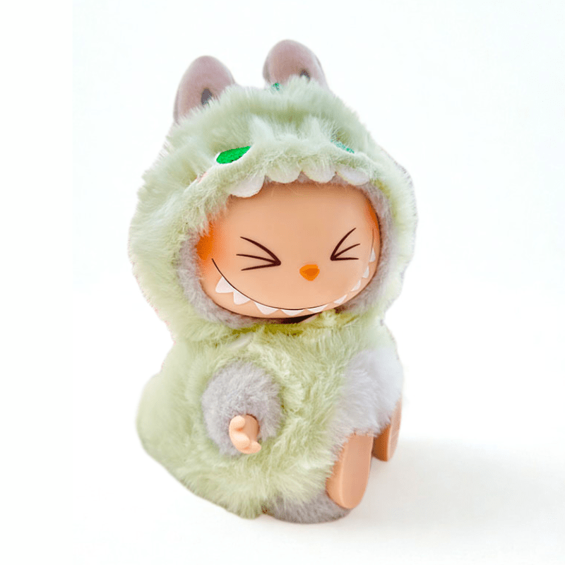 Labubu 17cm Doll Clothes –  Puffy Dino Full Set(Clothes Only, Doll Not Included)