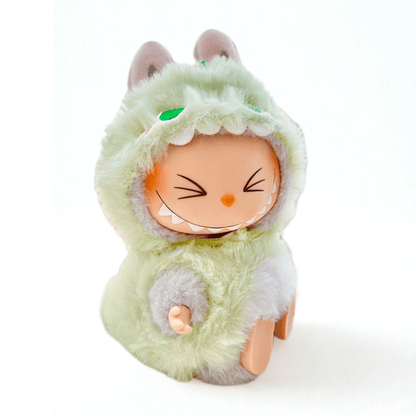 Labubu 17cm Doll Clothes –  Puffy Dino Full Set(Clothes Only, Doll Not Included)