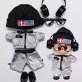 17cm Labubu Clothes- Silver Chill premium Full Set (clothes Only, Doll Not Included)