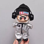 17cm Labubu Clothes- Silver Chill premium Full Set (clothes Only, Doll Not Included)