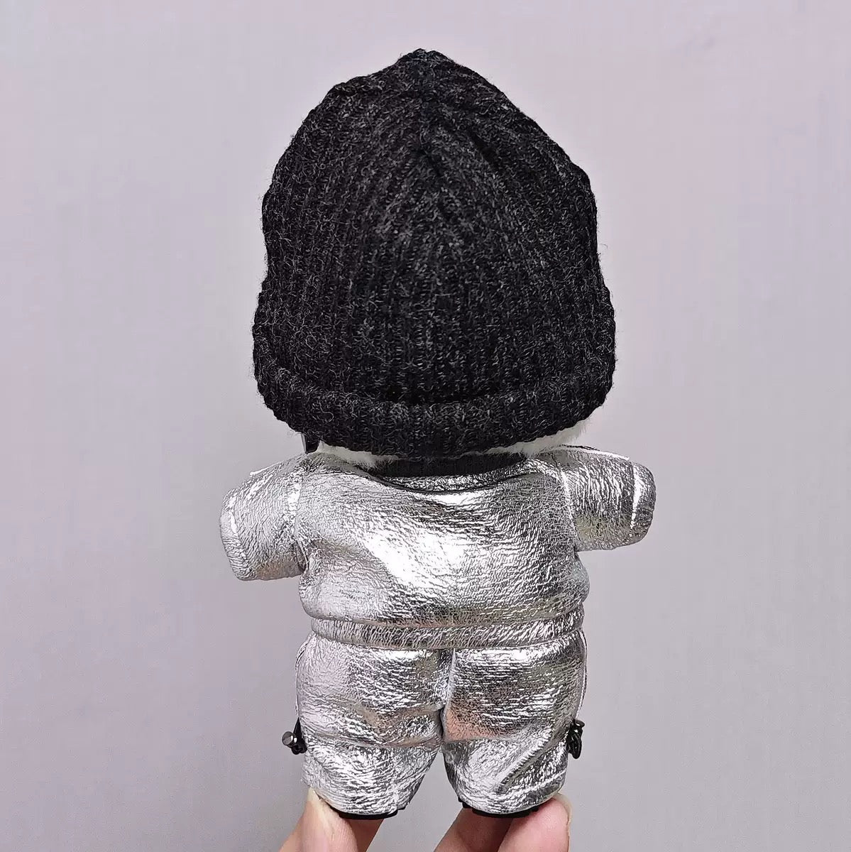 17cm Labubu Clothes- Silver Chill premium Full Set (clothes Only, Doll Not Included)