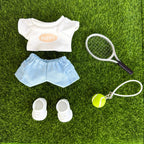17cm Labubu Clothes–Tennis Star Full Set (clothes Only, Doll Not Included)