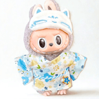Labubu 10cm Doll Clothes – Kimono Spirit Full set(Clothes Only, Doll Not Included)