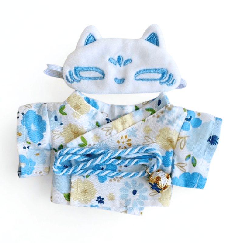 Labubu 10cm Doll Clothes – Kimono Spirit Full set(Clothes Only, Doll Not Included)