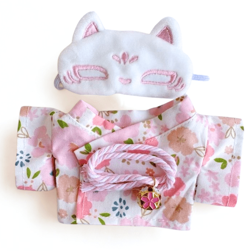 Labubu 10cm Doll Clothes – Kimono Spirit Full set(Clothes Only, Doll Not Included)