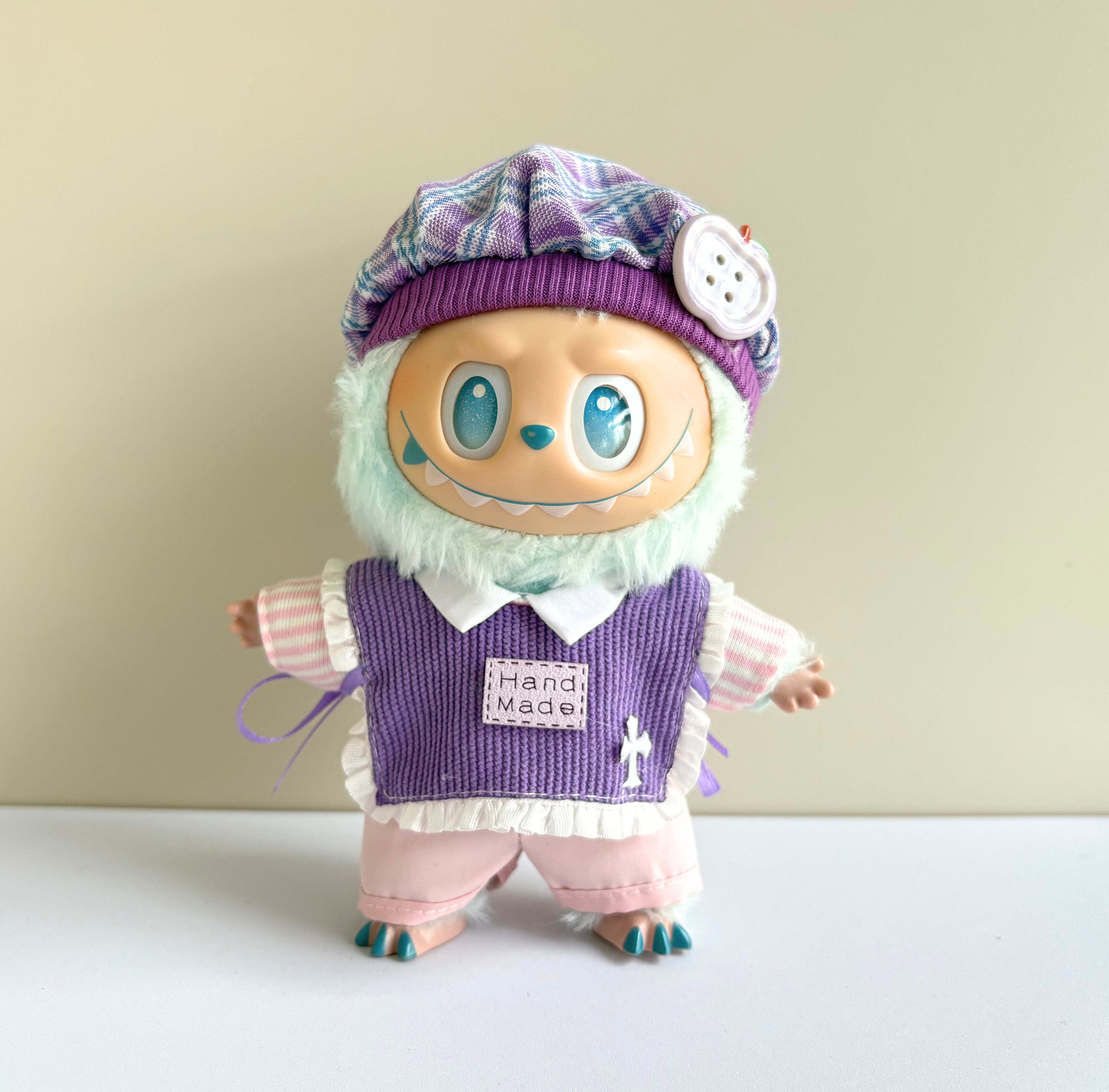 17cm Labubu Clothes –Lavender Dream Full Set (clothes Only, Doll Not Included)