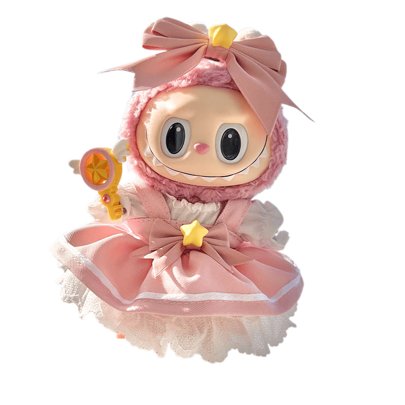 Labubu 17cm Doll Clothes – Magical Sakura Full Set(Clothes Only, Doll Not Included)