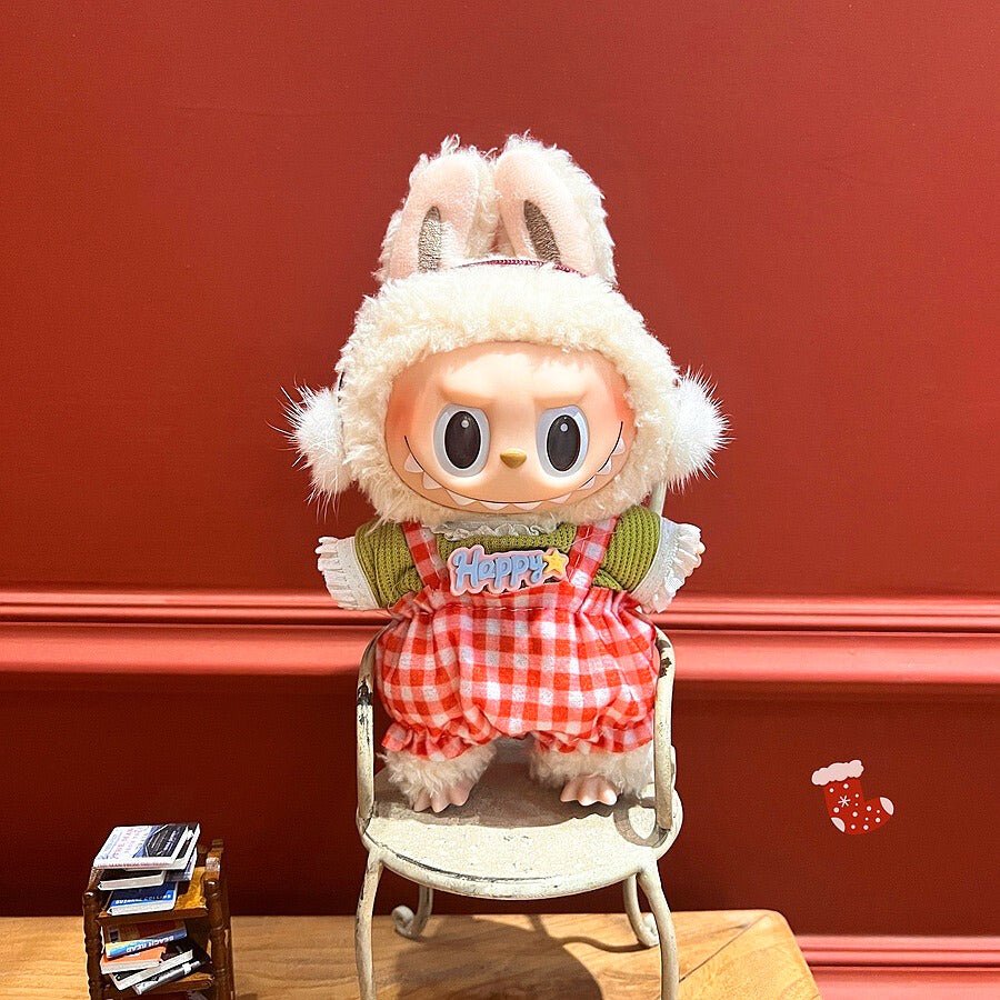 Labubu 17cm Doll Clothes – Picnic Time Basic Set (Clothes Only, Doll Not Included)