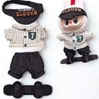 17cm Labubu Clothes- Snow Rider full Set (clothes Only, Doll Not Included)