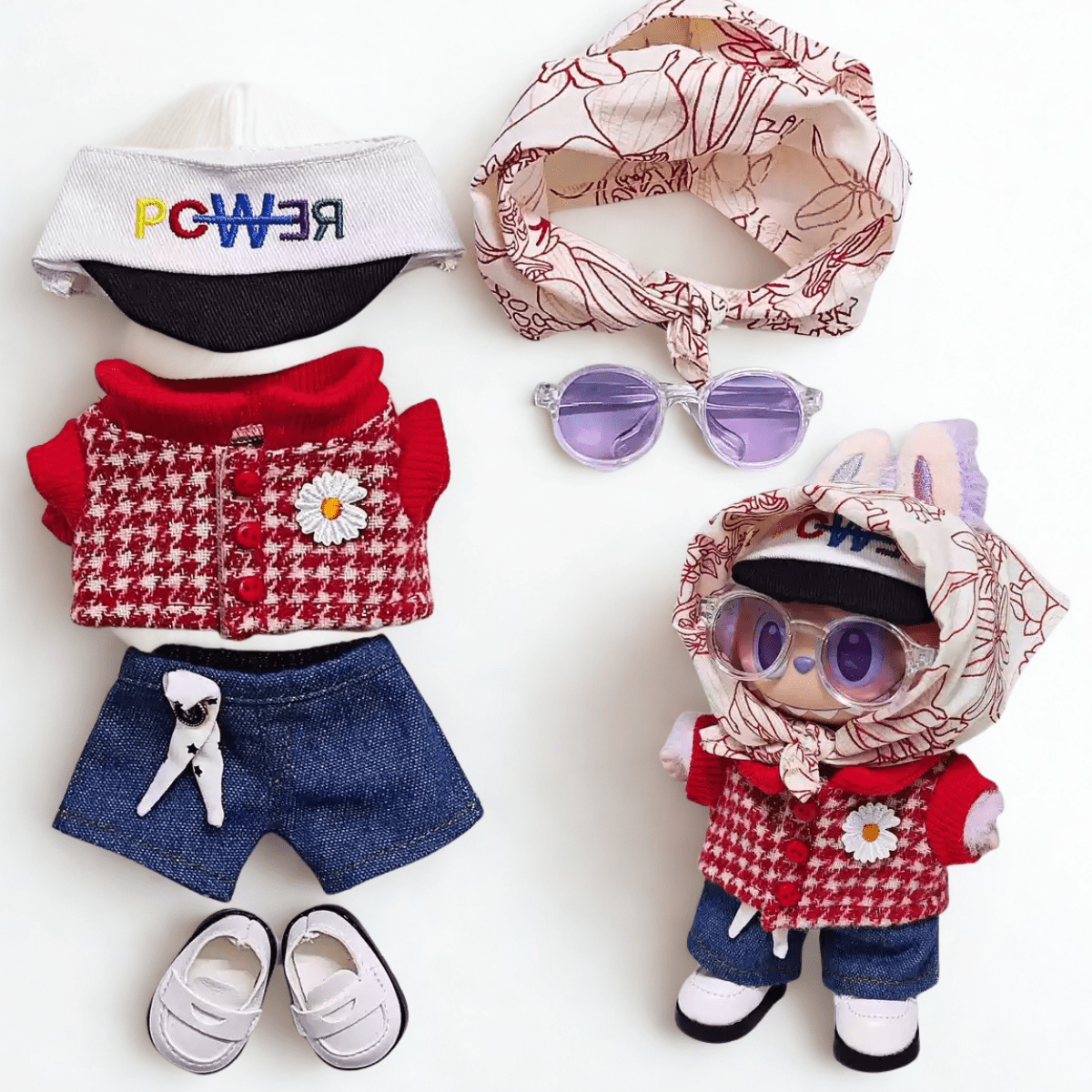 17cm Labubu Clothes- Stage Icon premium Set (clothes Only, Doll Not Included)