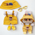 17cm Labubu Clothes–Sunny Day Full Set (clothes Only, Doll Not Included)