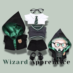 17cm Labubu Clothes –Wizard Apprentice premium Set (clothes Only, Doll Not Included)