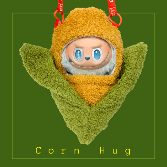 Labubu 17cm Doll Clothes –Corn Hug Bag (Bag Only, Doll Not Included)