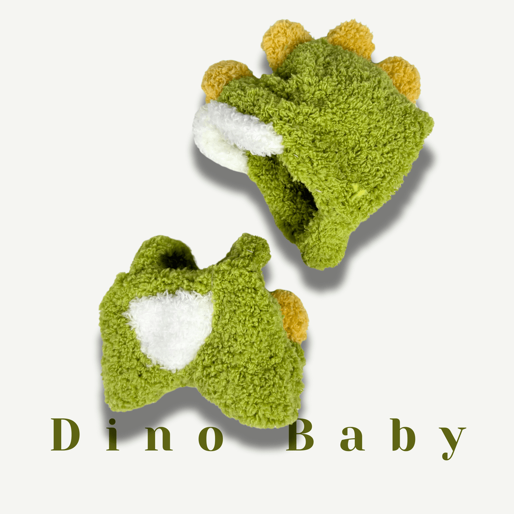 Labubu 17cm Doll Clothes –  Dino Baby Full Set(Clothes Only, Doll Not Included)