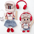 17cm Labubu Clothes- Home Run Premium Full Set (clothes Only, Doll Not Included)