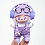 17cm Labubu Clothes- Lavender Prism Premium Full Set (clothes Only, Doll Not Included)