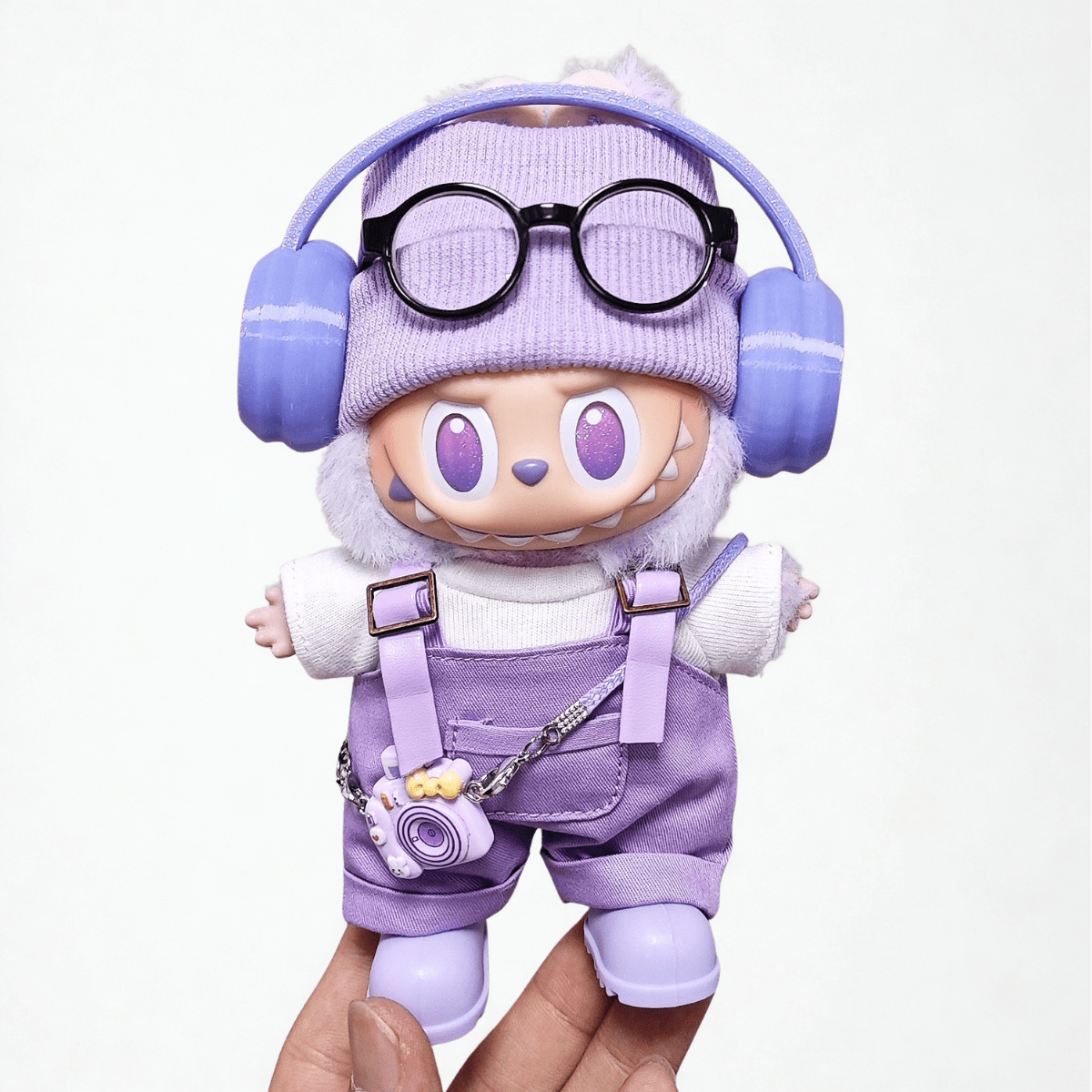 17cm Labubu Clothes- Lavender Prism Premium Full Set (clothes Only, Doll Not Included)