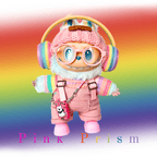 17cm Labubu Clothes –Pink Prism Full Set (Clothes Only, Doll Not Included)
