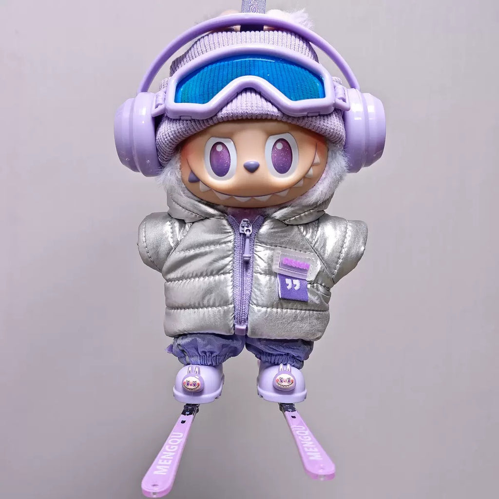 17cm Labubu Clothes- Snow Drift Premium Full Set (clothes Only, Doll Not Included)