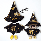 17cm Labubu Clothes- Spooky Night Full Set (clothes Only, Doll Not Included)