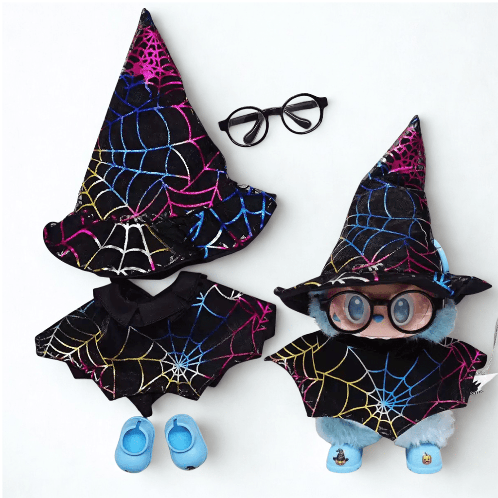 17cm Labubu Clothes- Spooky Night Full Set (clothes Only, Doll Not Included)