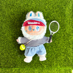 17cm Labubu Clothes–Tennis Star Full Set (clothes Only, Doll Not Included)