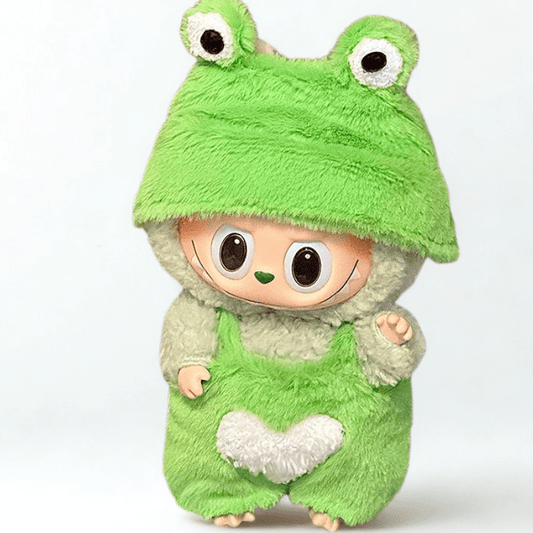 Labubu 17cm Doll Clothes – Froggy Hugs Basic Set(Clothes Only, Doll Not Included)