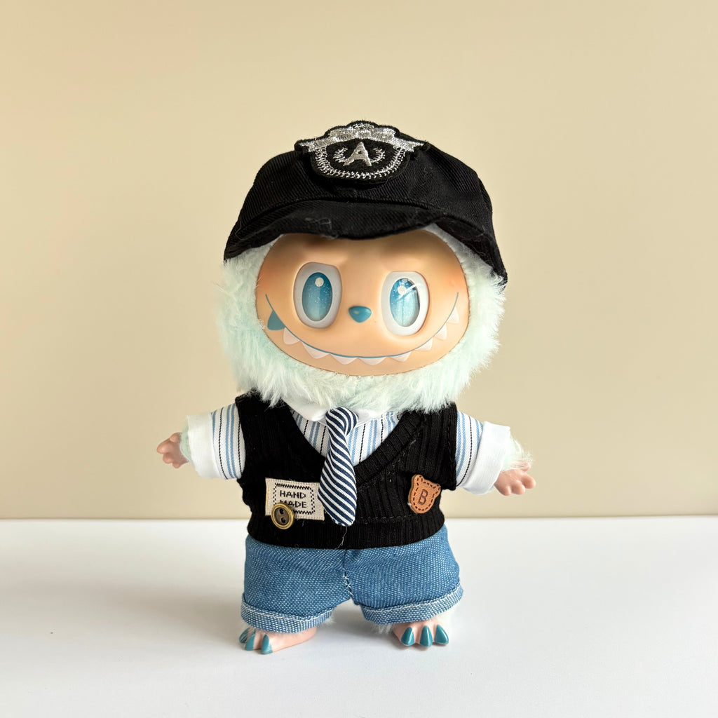 17cm Labubu Clothes –Sea Breeze Full Set (clothes Only, Doll Not Included)