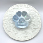 lalachill cat pawer taba squishy in clear blue color