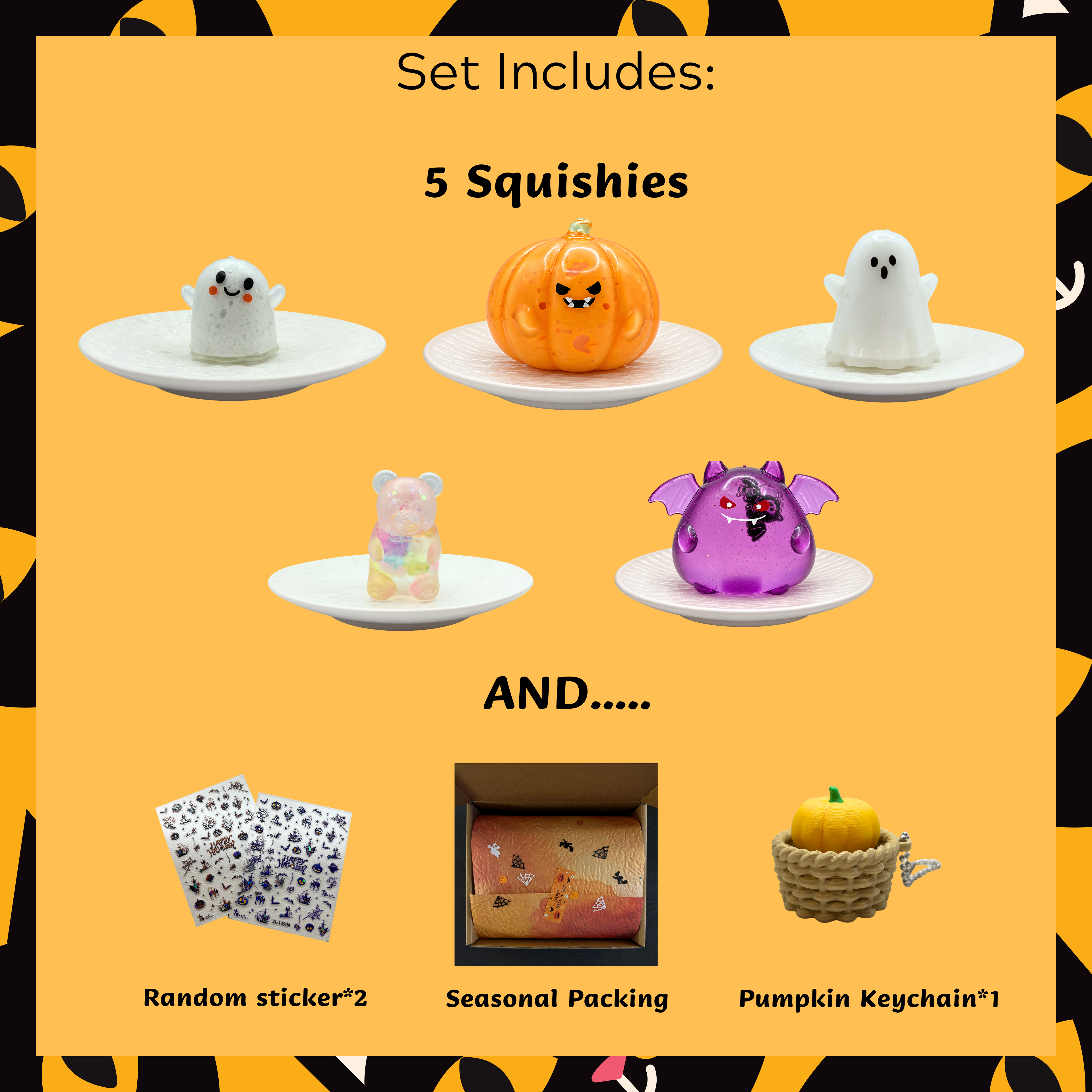 【pre-sale】Lalachill Hallowee Squishy Bundle Set