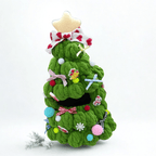 17cm Labubu Clothes- Christmas tree suit (clothes Only, Doll Not Included)