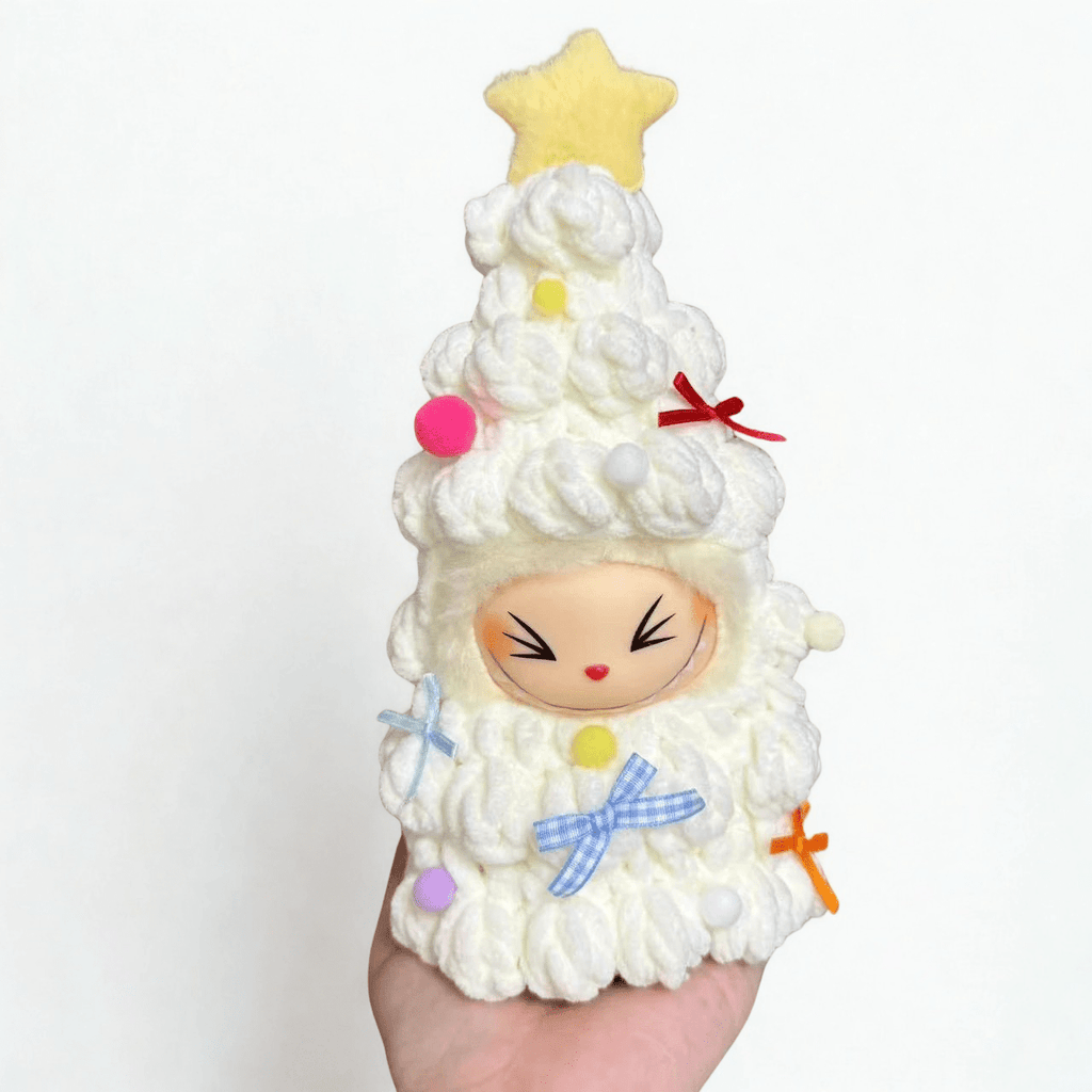 17cm Labubu Clothes- Christmas tree suit (clothes Only, Doll Not Included)