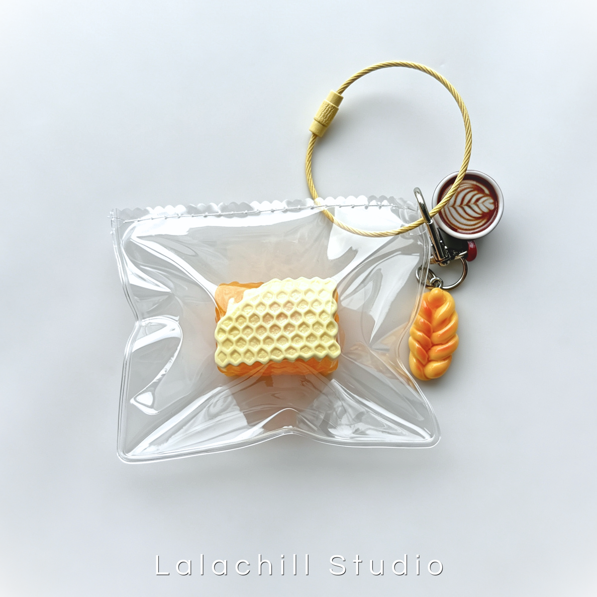 Lalachill Honey Cube Squishy Bag Charm