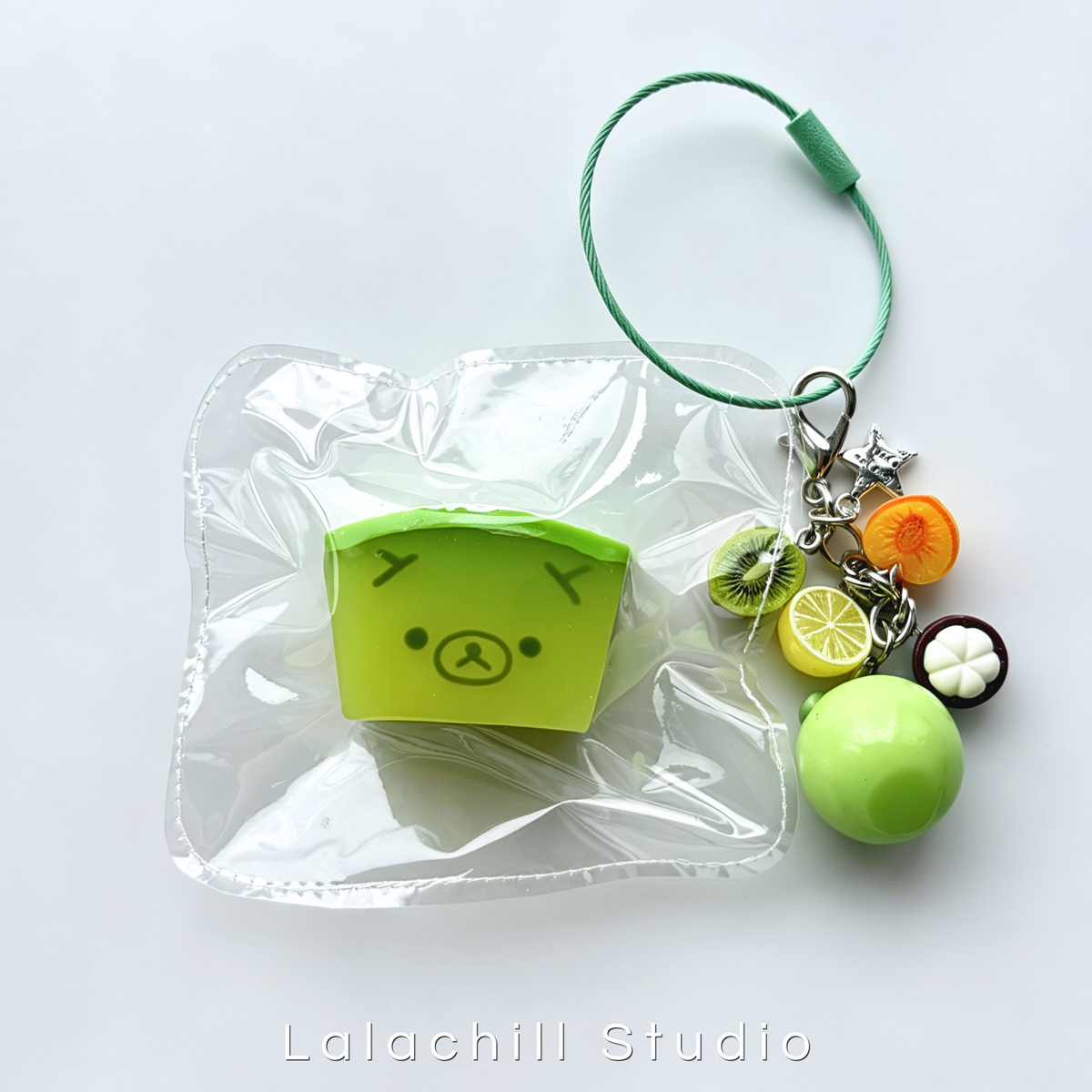 Lalachill Melon Cube Squishy Bag Charm