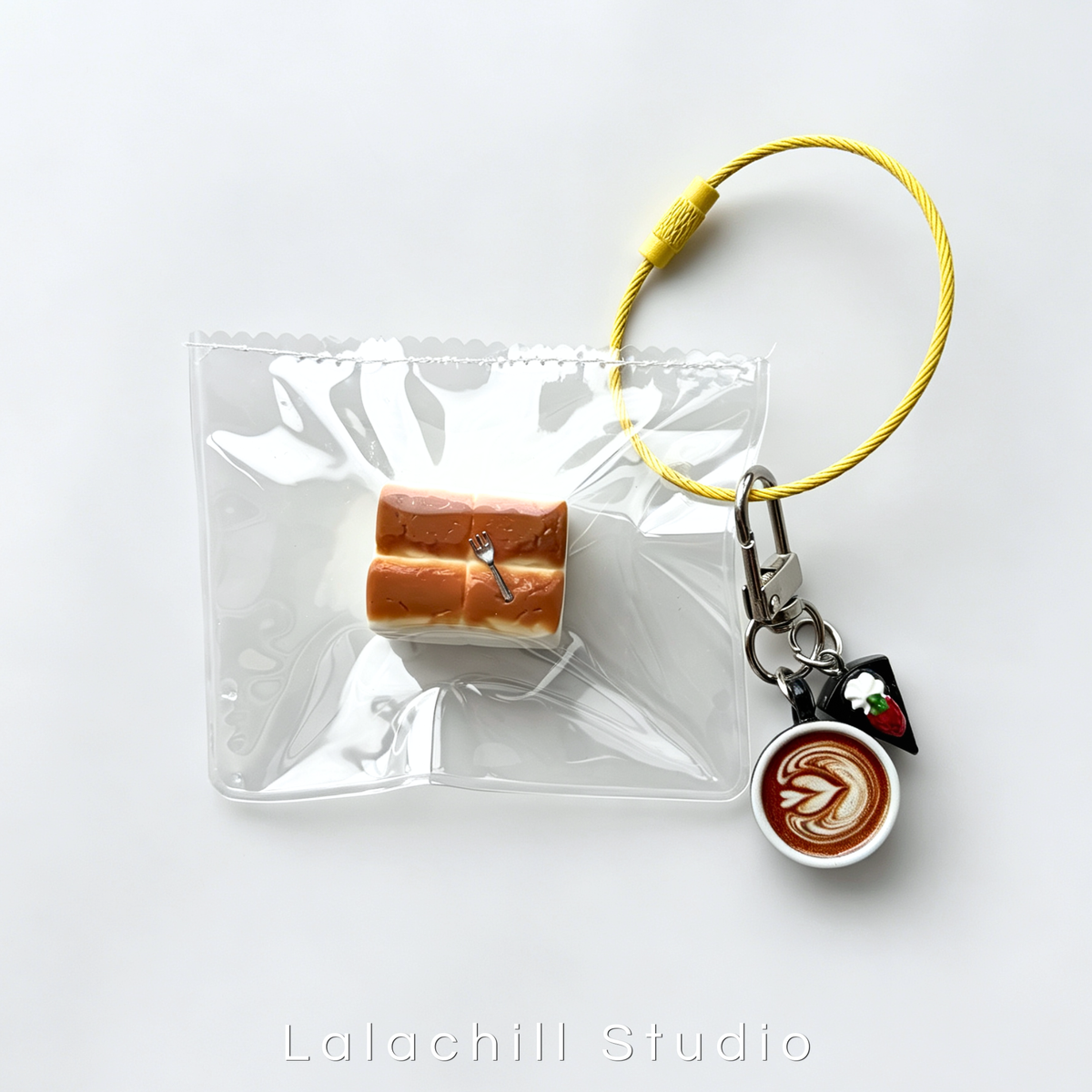 Lalachill Mini Marshmallow Squishy Bag Charm