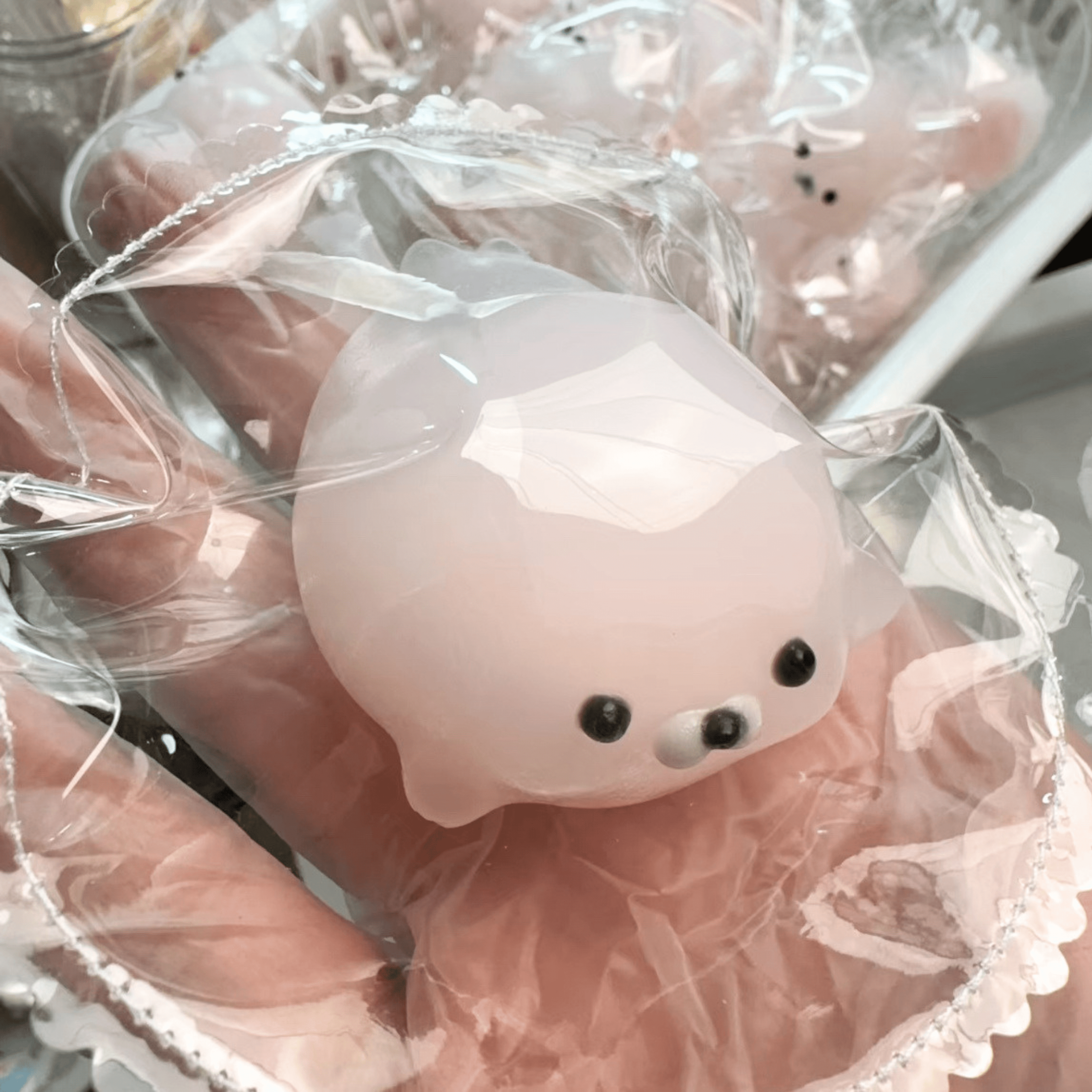 Lalachill Pink Seal Taba Squishy