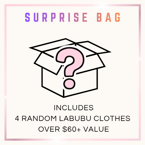 Black Friday Surprise Bag-4 random Labubu outfits